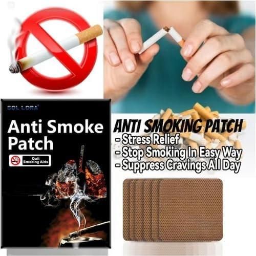 MAH FITGEAR Anti-Smoke Patches (Pack of 10) | Herbal Support for Quitting Smoking & Nicotine Control