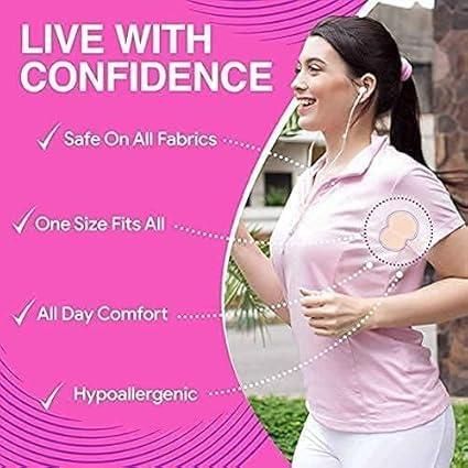 MAH FITGEAR Underarm Sweat Pads (Pack of 10 Pcs) | Anti-Perspiration Armpit Protectors for Men & Women