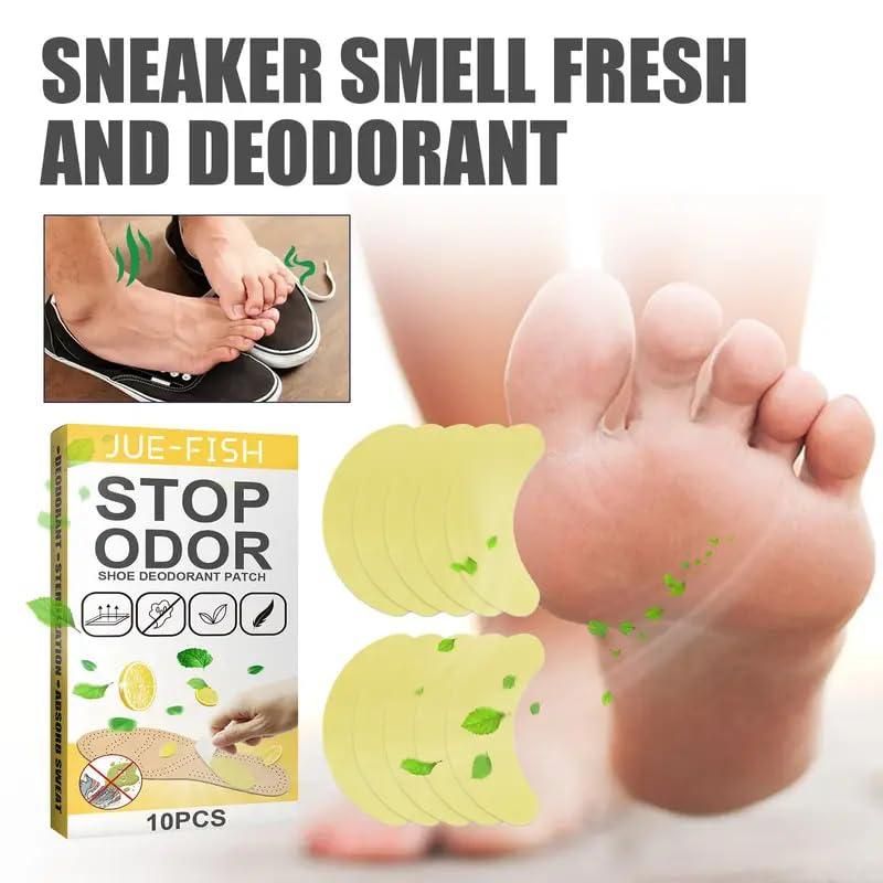 MAH FITGEAR Shoe Deodorant Patch (10 Patches) | Odor Eliminating Footwear Freshener for Long-Lasting Comfort