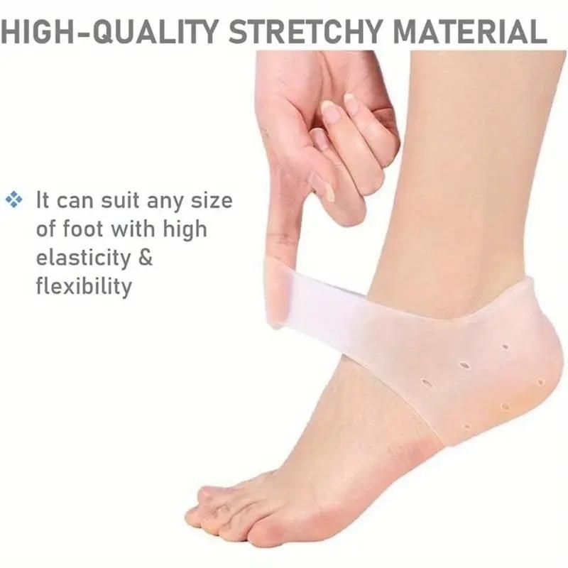 MAH FITGEAR 2 Pair Ankle & 1 Pair Heel Protector | Soft Gel Foot Care for Comfort, Pain Relief & Injury Prevention