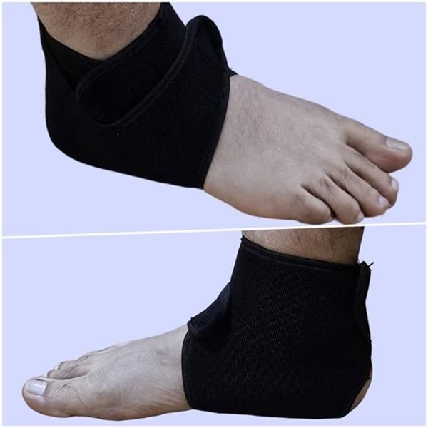 MAH FITGEAR Ankle Sprain Recovery Protective Sleeve (Pack of 1) | Adjustable Support for Injury Recovery & Pain Relief