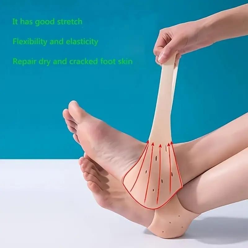 MAH FITGEAR 2 Pair Ankle & 1 Pair Heel Protector | Soft Gel Foot Care for Comfort, Pain Relief & Injury Prevention