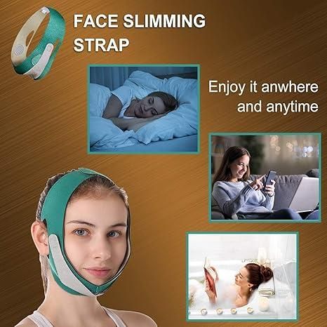 MAH FITGEAR Face Slimming V-Line Mask | Lifting & Firming Double Chin Reducer for Women & Men