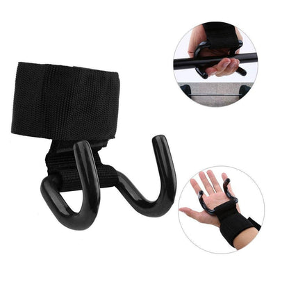 MAH FITGEAR Weight Lifting Rod Hooks Wrist Support (Pair of 1) | Heavy Duty Gym Wrist Strap for Deadlifts & Strength Training