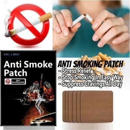 MAH FITGEAR Anti-Smoke Patches (Pack of 10) | Herbal Support for Quitting Smoking & Nicotine Control