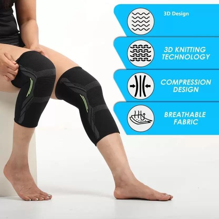 MAH FITGEAR Knee Cap Compression Support | Adjustable Knee Brace for Pain Relief, Injury Prevention & Sports Recovery