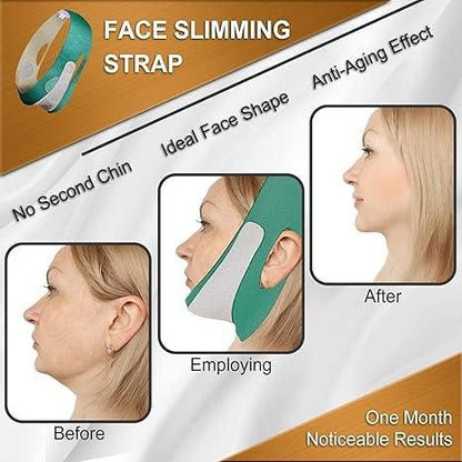 MAH FITGEAR Face Slimming V-Line Mask | Lifting & Firming Double Chin Reducer for Women & Men