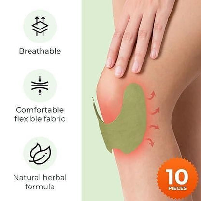 MAH FITGEAR Knee Patches (Pack of 10 / 20 / 30) | Pain Relief & Joint Support Patches for Men & Women