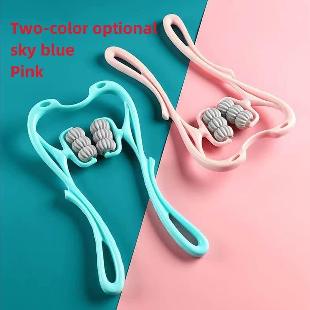 MAH FITGEAR 6-Wheel Dual Pressure Point Cervical Neck Massager | Pinpoint Roller Massage Tool for Neck, Spine & Stress Relief