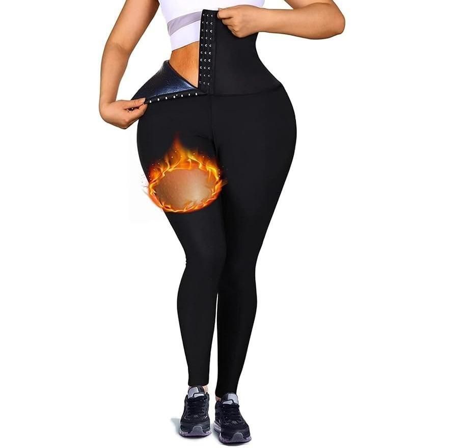 MAH FITGEAR Women’s Steam Sauna Weight Loss Pants | Sweat Enhancing Workout & Fitness Leggings for Slimming