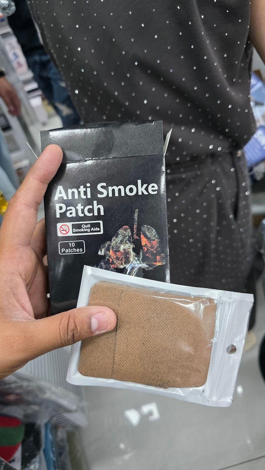 MAH FITGEAR Anti-Smoke Patches (Pack of 10) | Herbal Support for Quitting Smoking & Nicotine Control