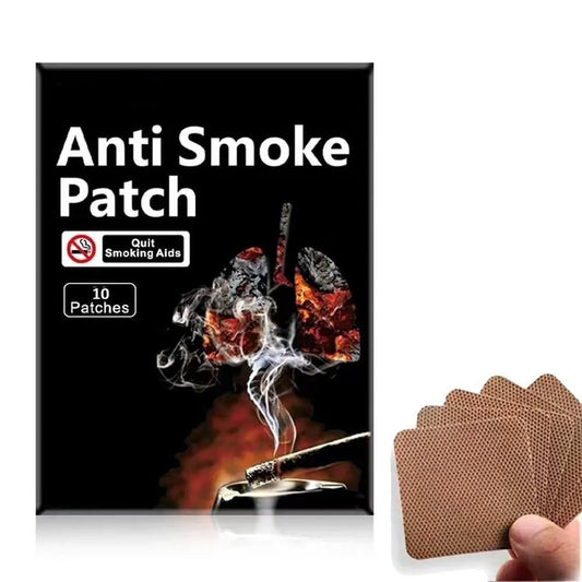 MAH FITGEAR Anti-Smoke Patches (Pack of 10) | Herbal Support for Quitting Smoking & Nicotine Control