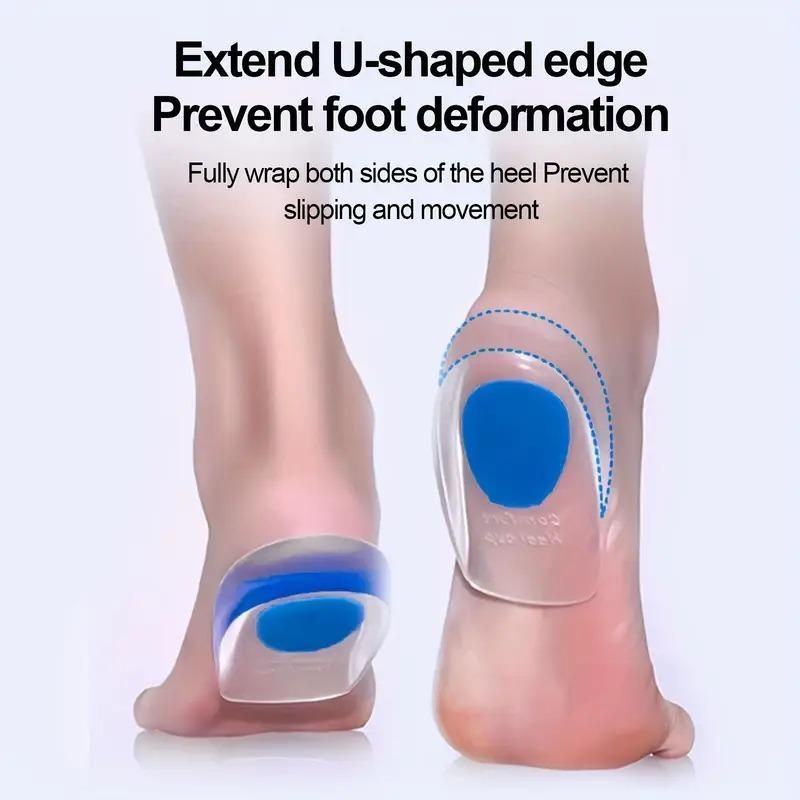 MAH FITGEAR 2 Pair Ankle & 1 Pair Heel Protector | Soft Gel Foot Care for Comfort, Pain Relief & Injury Prevention