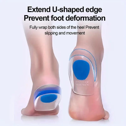 MAH FITGEAR 2 Pair Ankle & 1 Pair Heel Protector | Soft Gel Foot Care for Comfort, Pain Relief & Injury Prevention