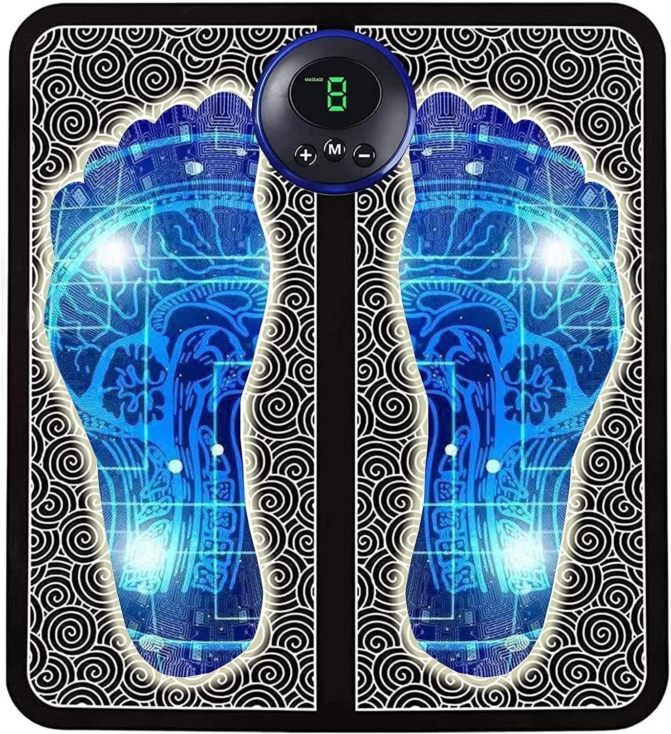MAH FITGEAR Foot Massage Pain Reliever | Wireless Electric EMS Foot Massager for Relaxation & Stress Relief