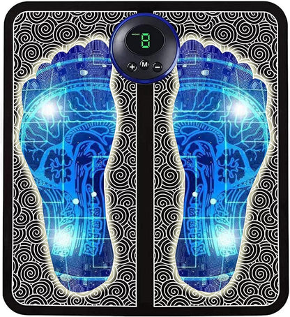MAH FITGEAR Foot Massage Pain Reliever | Wireless Electric EMS Foot Massager for Relaxation & Stress Relief