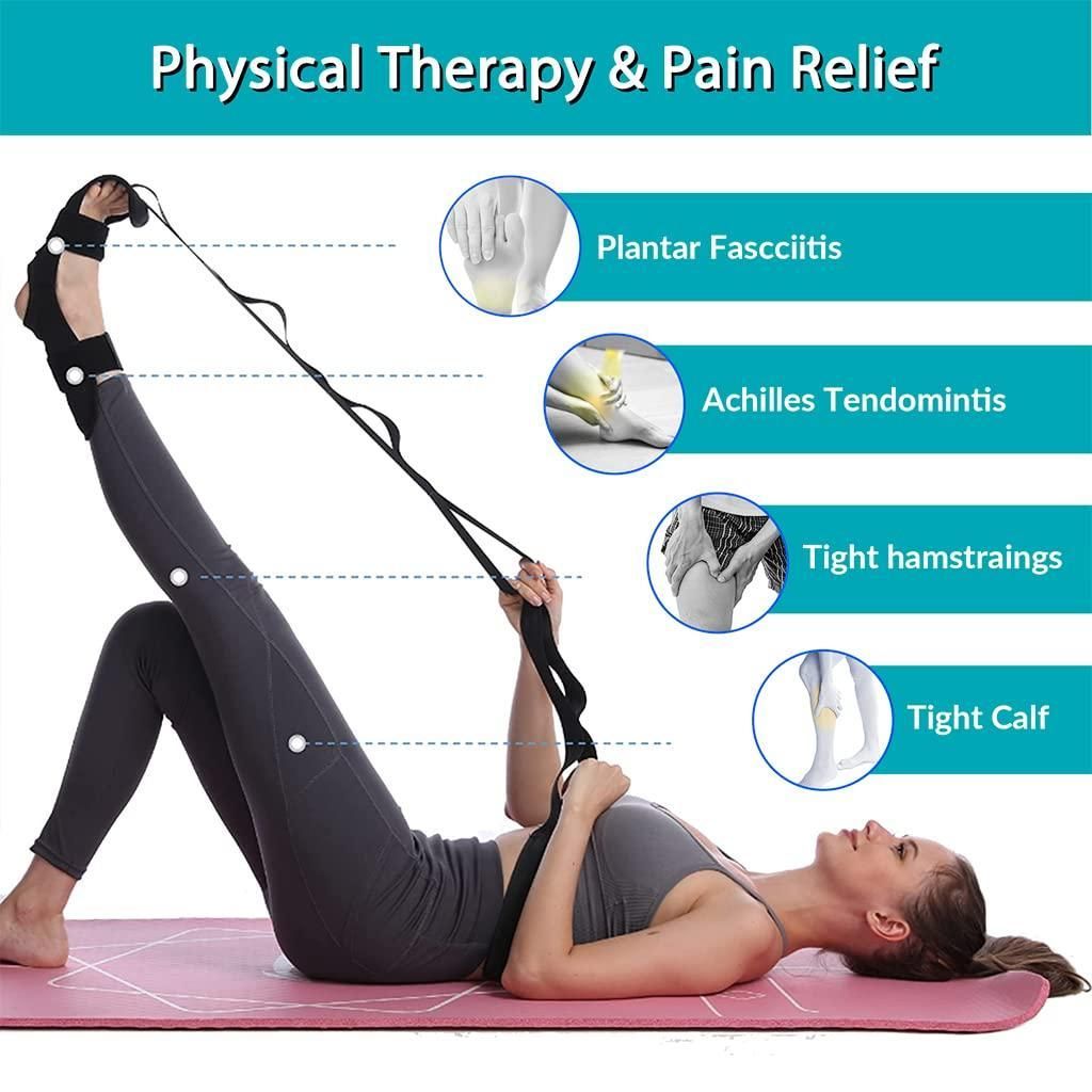 MAH FITGEAR FlexStrap Yoga Belt for Women & Men