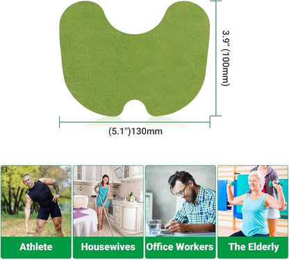 MAH FITGEAR Knee Patches (Pack of 10 / 20 / 30) | Pain Relief & Joint Support Patches for Men & Women