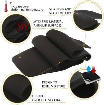 MAH FITGEAR Waist Protector with Waist Trimmer Magnetic Tummy Gym Slim Belt | Adjustable Fitness & Slimming Belt for Men & Women